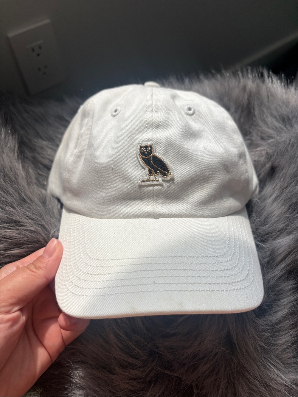 OVO drake white cap hat